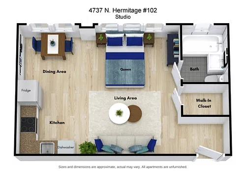 Floor plan Studio