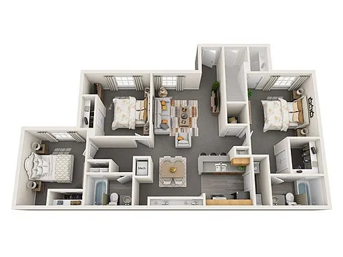 Floor plan 3 BRM