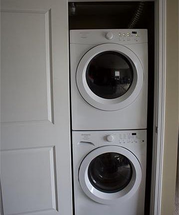 Front loading washer and dryer included!