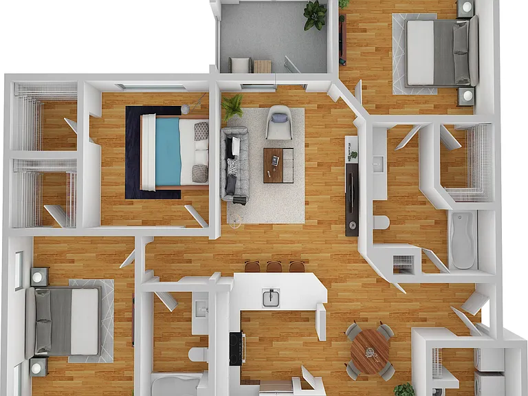 3 Bedroom | 2 Bath | 1223 SF 3 Bedroom | 2 Bath | 1223 SF