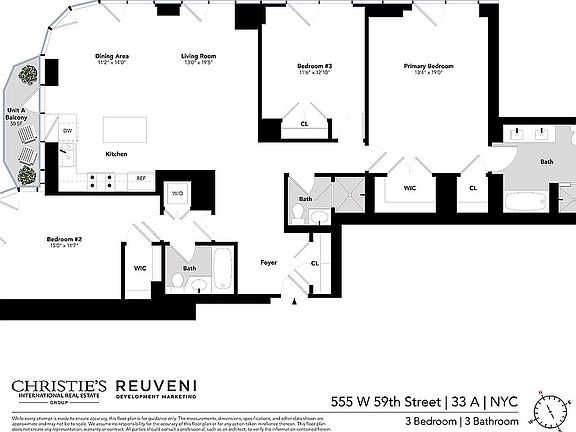3rd image of 555 W 59th St APT 33A