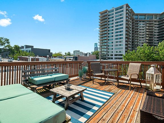 Rooftop Deck with views. of Center City