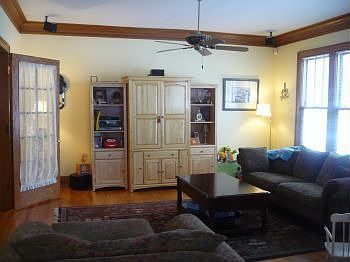 Sun-filled family room