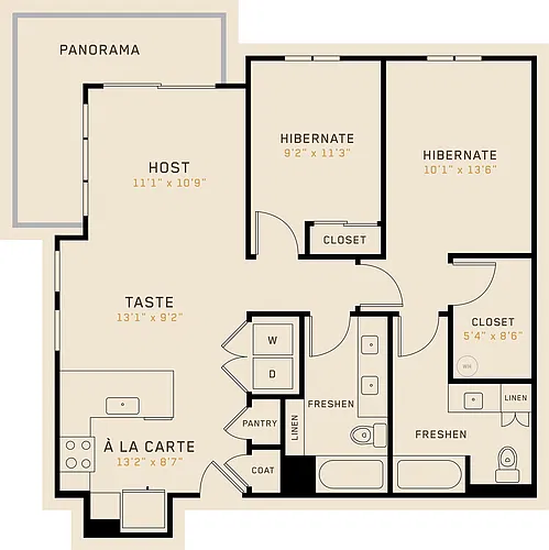 Floor plan B2I