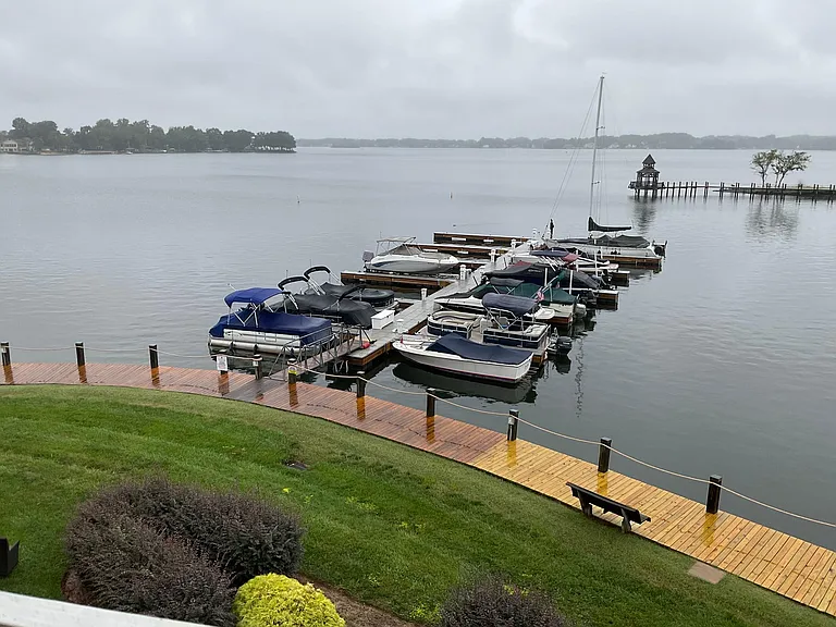 Boardwalk and new marina with boat slips available for lease or purchase!