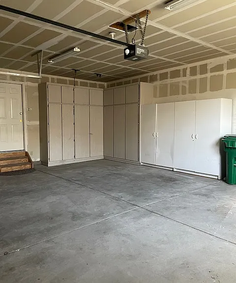 Oversized two car garage