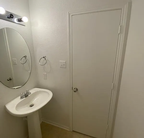 First floor powder room