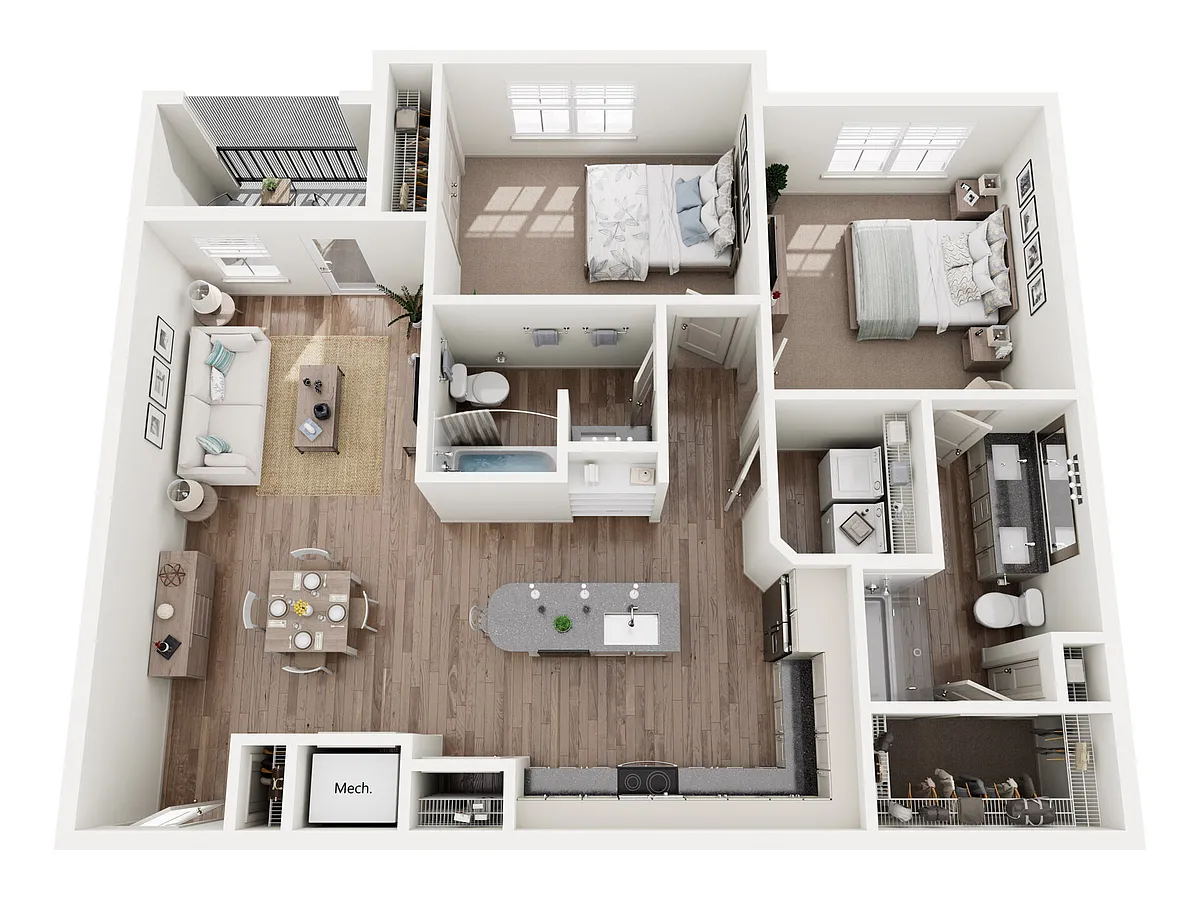Floor plan B7