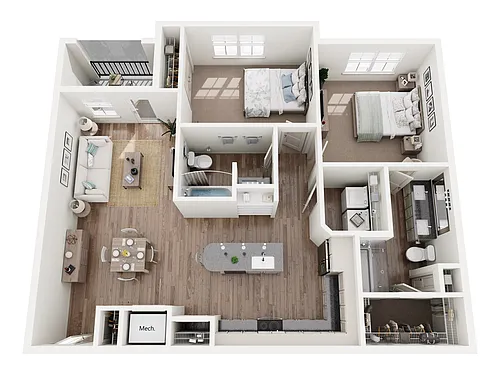 Floor plan B7