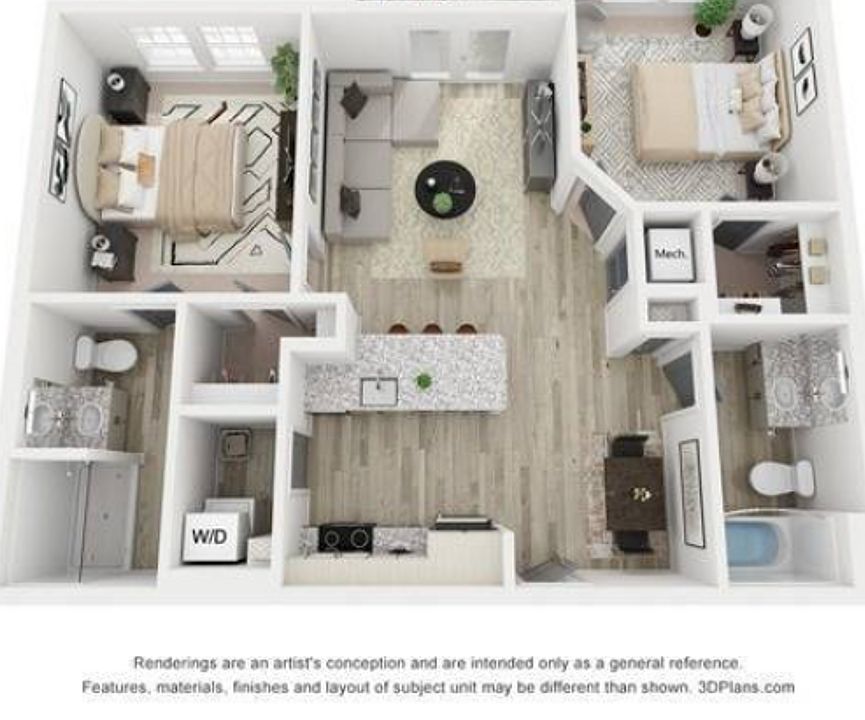 2nd image of 1000 Village Mill Dr #3406