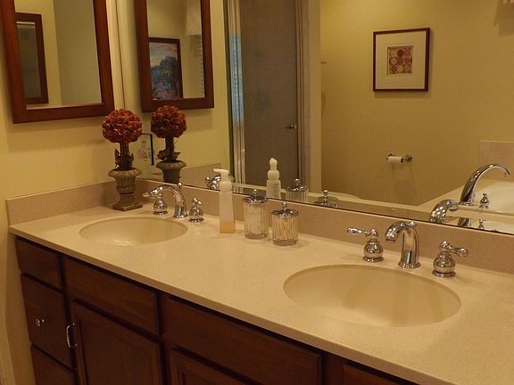 Double sinks in Master Bedroom
