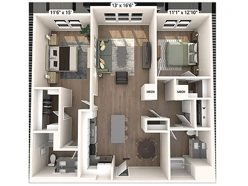 Floor plan B15c-upgrade
