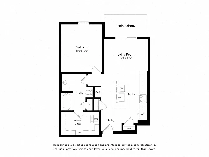 Floor plan 1BALT2