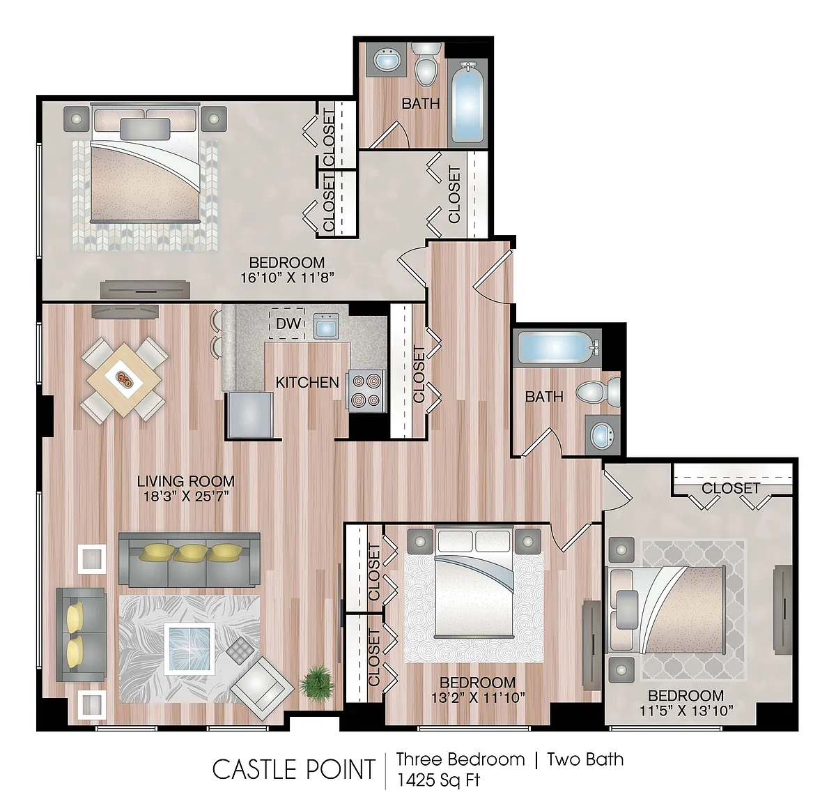 Floor plan Castle Point