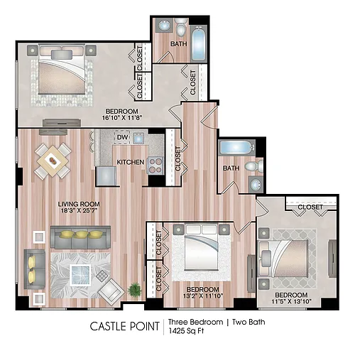 Floor plan Castle Point