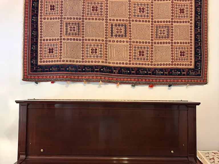 Second floor family / music room - Steinway piano