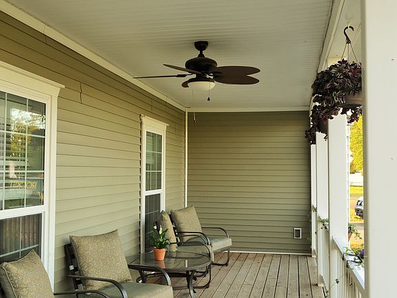 Covered front porch
