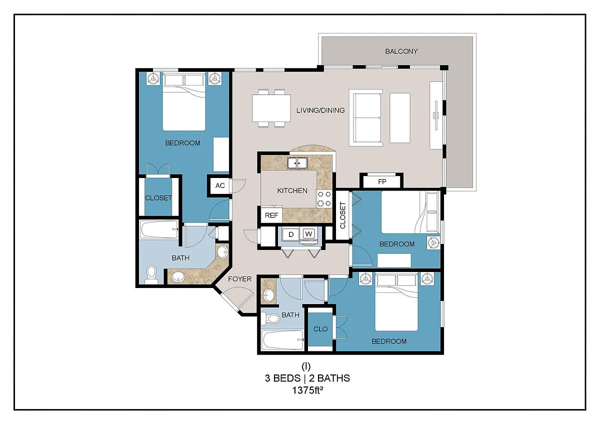 Floor plan I