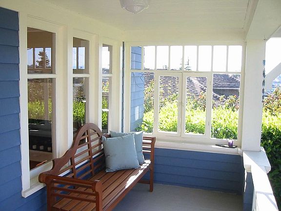 Sun-lit porch