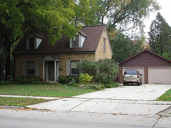 home and large detached garage