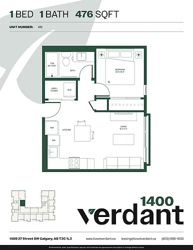 Floor plan 416