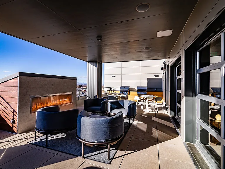 Rooftop deck