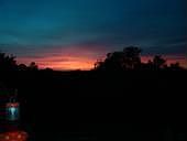 Sunset off the deck