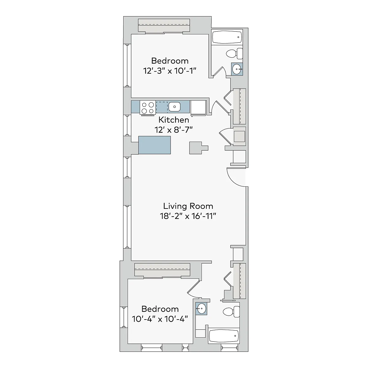 Floor plan nwb-2bT06