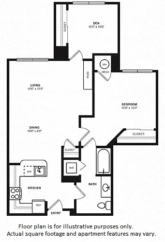 Floor plan Bainbridge