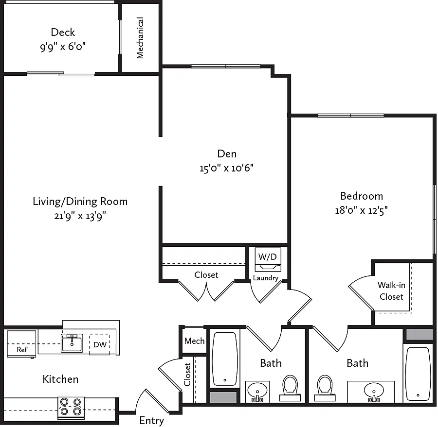 Floor plan A01D