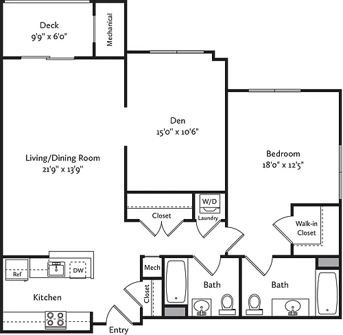 Floor plan A01D