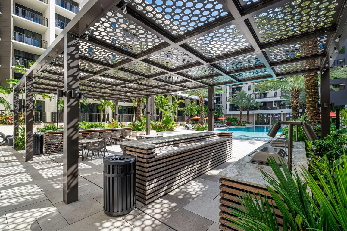 Outdoor Grilling and Seating