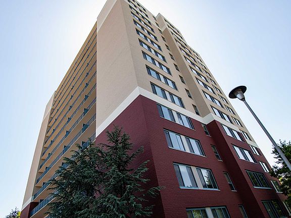 Steward Tower Apartments Building Side Perspective