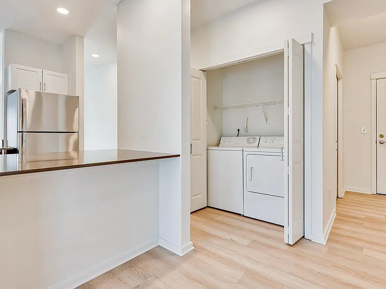 In-home washers and dryers for your convenience