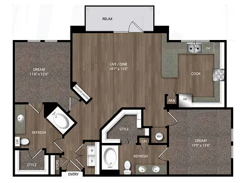 Floor plan B4
