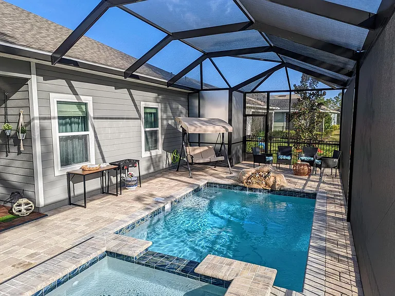 Backyard pool