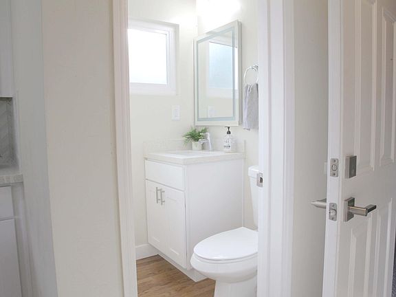 Half bath off the kitchen