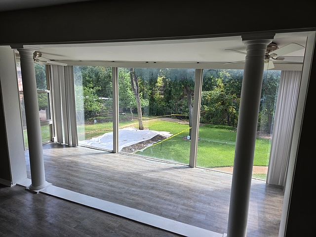 Amazing sunroom overlooking the greenbelt