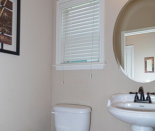 1/2 bath on main floor