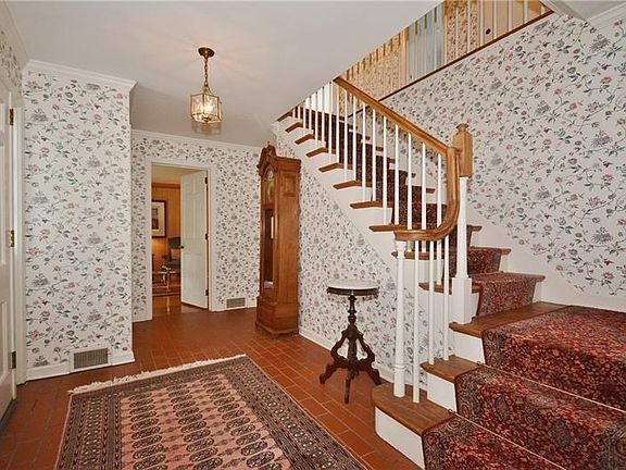 Spacious entry is wide and welcoming