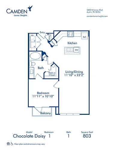 Floor plan Chocolate Daisy