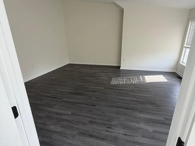 view of the main bedroom from the bathroom