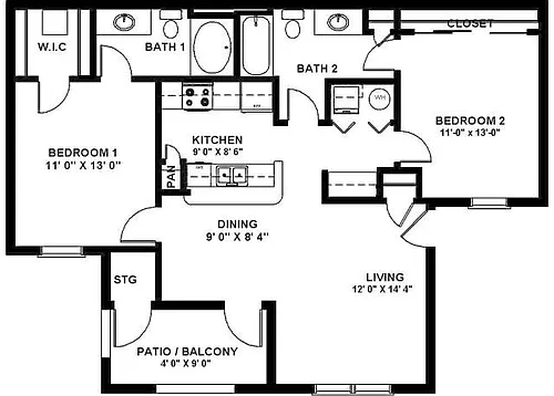 Floor plan C3