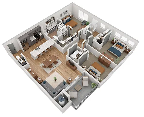 Floor plan Sapphire | 1