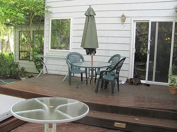 deck torn out, replaced as described