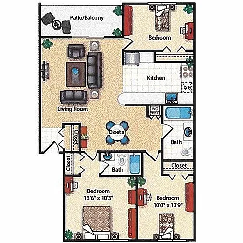 Floor plan Hudson