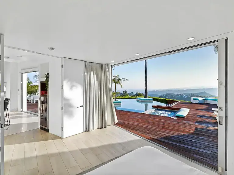 Unwind in the ultimate relaxation with a Jacuzzi just outside the bedroom.