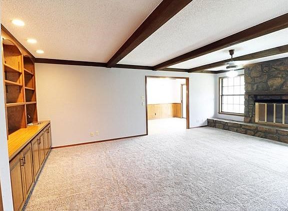 Living Room from Bedroom Hallway