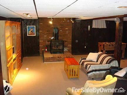 Finished portion of basement