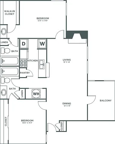 Dogwood (1237 SF) Dogwood (1237 SF)